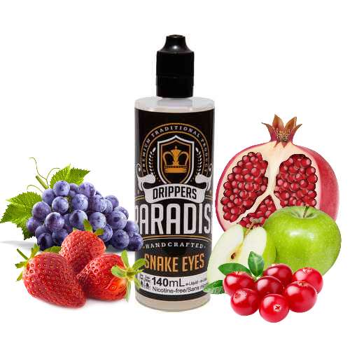 Snake Eyes 140ml Drippers Paradise Ejuice Dubai vape Shop