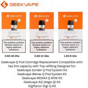 Wenax Q Pod Replacement